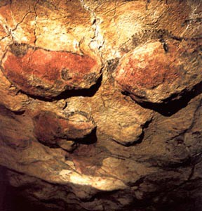 Pinturas rupestres en la cueva del Pindal